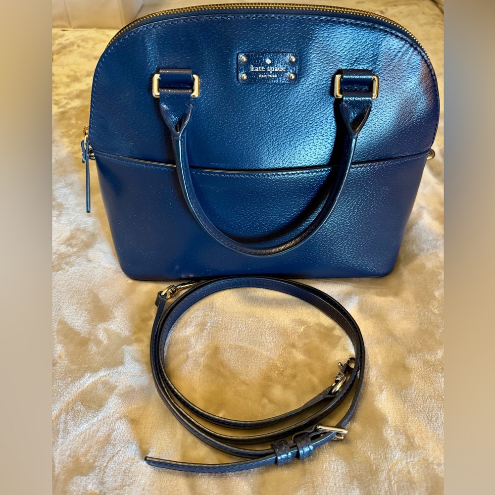 Kate Spade Grove Street Navy Blue Carli Crossbody NWOT